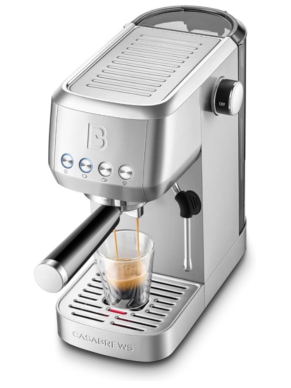 Casabrews 3700 Essential Stainless Steel Espresso Machine